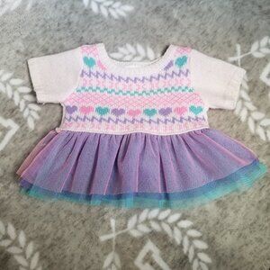 Build A Bear Workshop Sweater Dress Clothes Accessory Girl Tutu